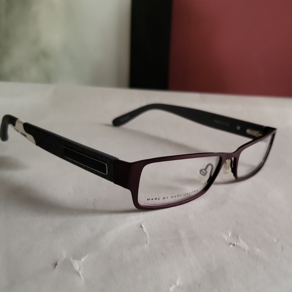 New Marc Jacobs Eyeglass Frames Maroon/Plum